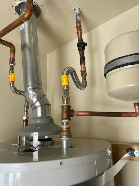 Water heater installation and plumbing repair in Cleveland